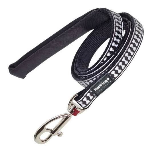 Dog Lead Red Dingo Reflective Black (1,5 x 120 cm)-0