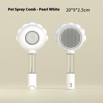 Öntisztító kisállat fésű spray-vel